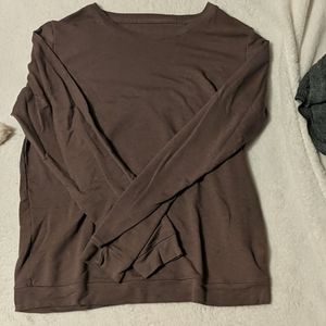 Everlane Long Sleeve Purple Shirt